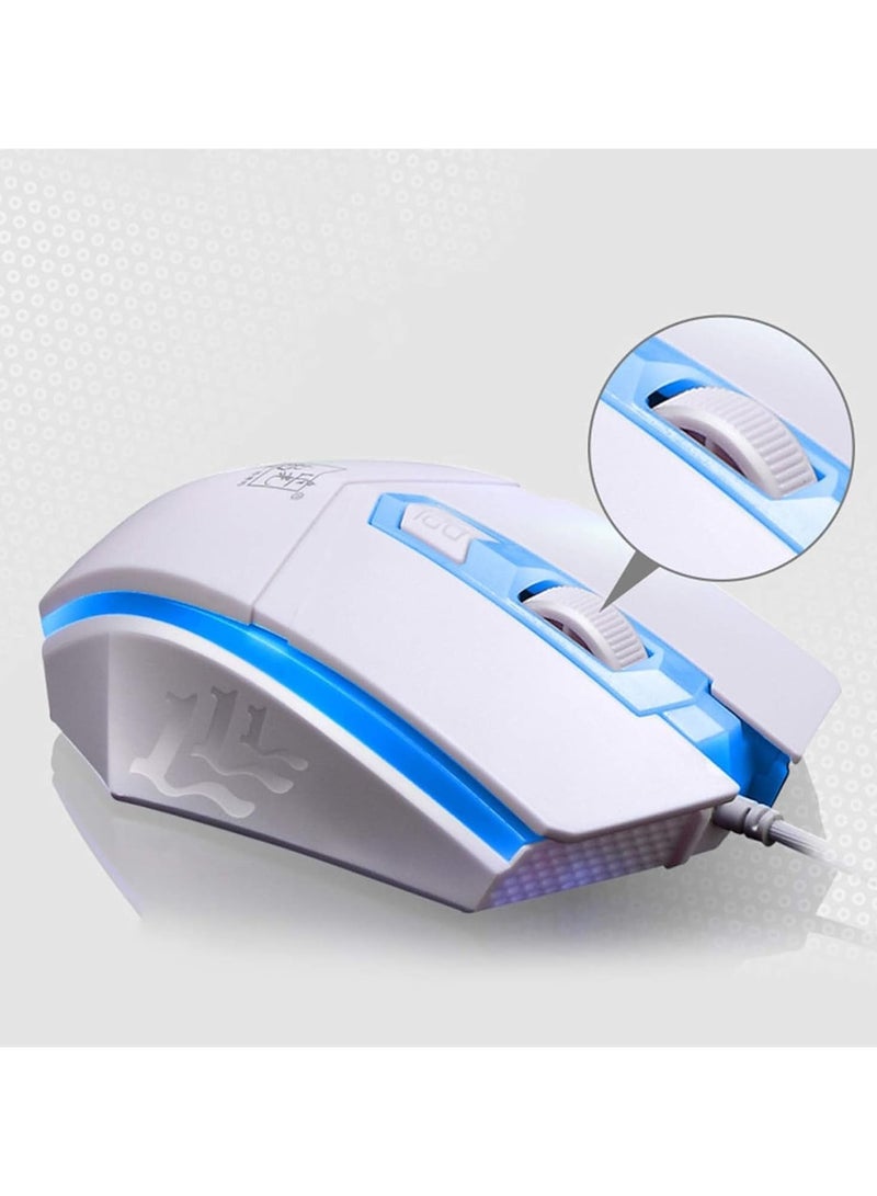 G21 Mechanical Feel LED Backlit Gaming Keyboard and Mouse Set Colorful Breathing Backlit Mouse for Office Business Work and Casual Gaming Use - Image 5