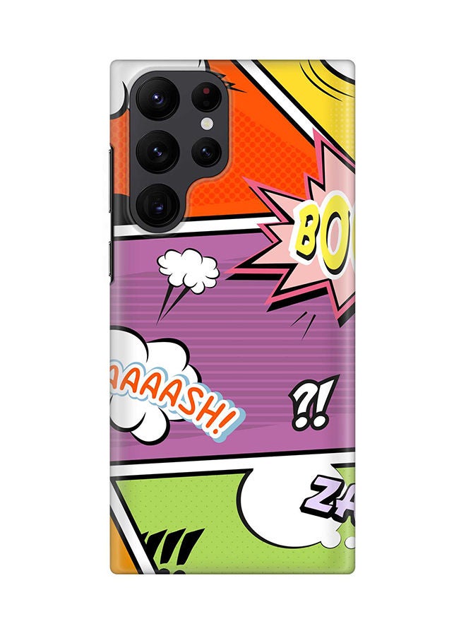 Stylizedd Case for Samsung Galaxy S22 Ultra 5G Snap Case Slim Snap Classic Series Shield Matte Finish Print - Meen (Comic Strip)