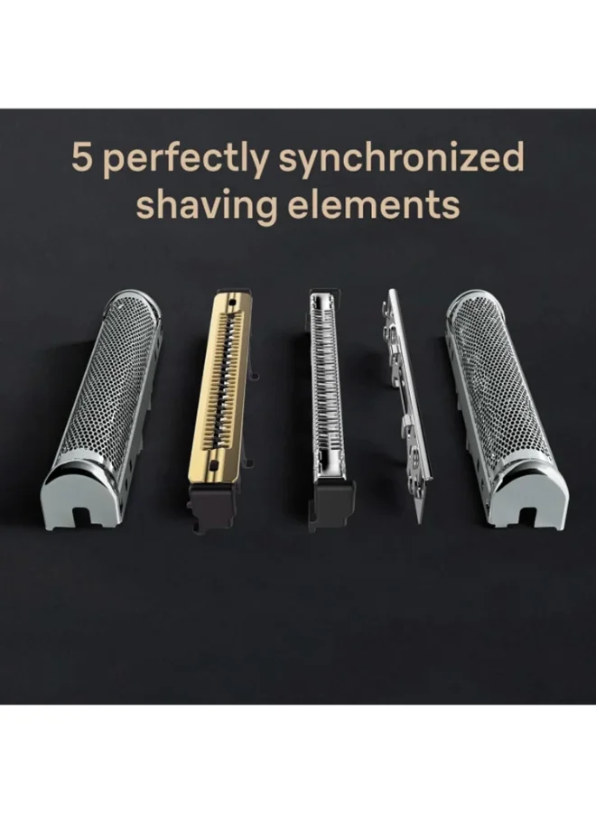 BRAUN Series 9 Pro+ Electric Shaver, Wet And Dry With 6-In-1 Smartcare Center And Procomfort Head, Silver - Shaver 9597Cc