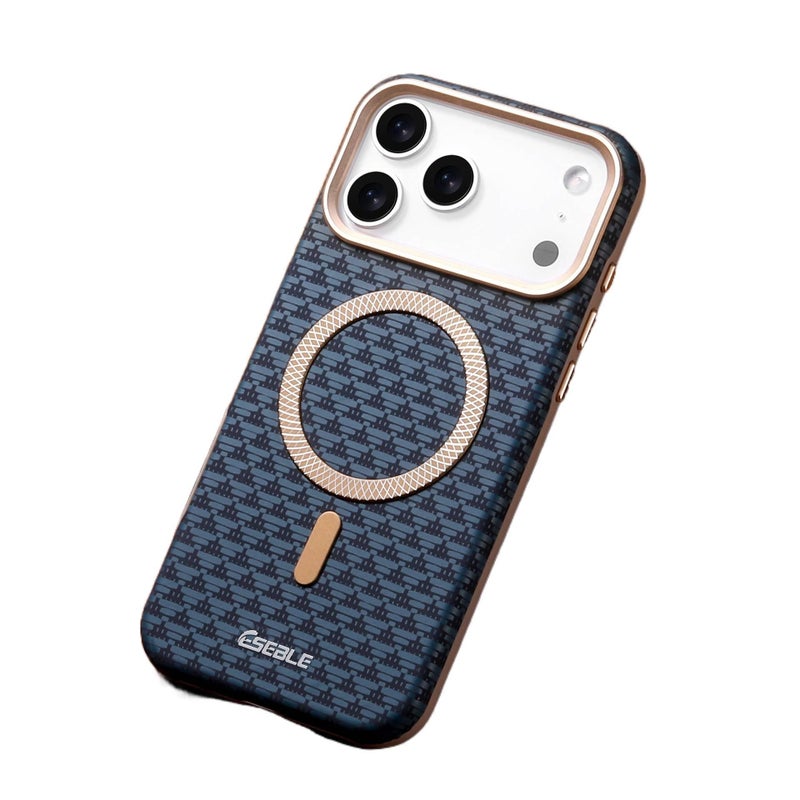 PC MagSafe Case for iPhone 14 / 14 Plus / 14 Pro / 14 Pro Max with Strong Magnetic and Drop Protection plus Shockproof plus Full Coverage plus Skin Feel in Navy Blue - Veloris - Image 1