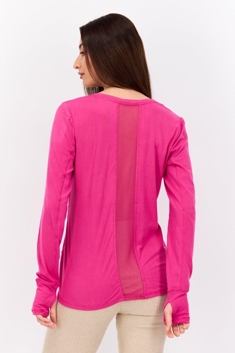 Jones New York Women Sportswear Fit Training Top, Pink - Image 3