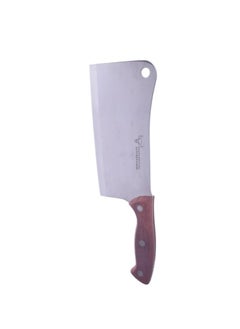 Generic Metal Sator with Wooden Handle – Silver/Brown – Durable, Comfortable, and Stylish Kitchen Tool  - Image 1