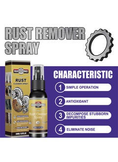 RAYHONG Rust Cleaner Spray，Stainout Boat Rust Remover, Stain out Boat Rust Remover, Multipurpose Rust Remover Spray for Metal, Rust Remover Inhibitor Derusting Spray Car Maintenance Cleaning Tool  - Image 5