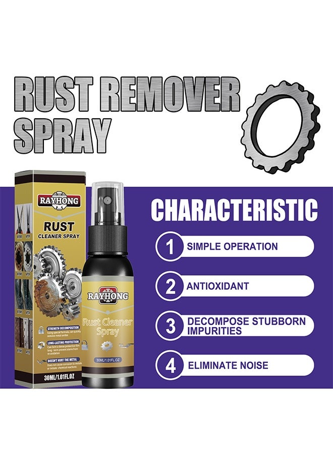 RAYHONG - Rust Cleaner Spray，Stainout Boat Rust Remover, Stain out Boat Rust Remover, Multipurpose Rust Remover Spray for Metal, Rust Remover Inhibitor Derusting Spray Car Maintenance Cleaning Tool - Image 1