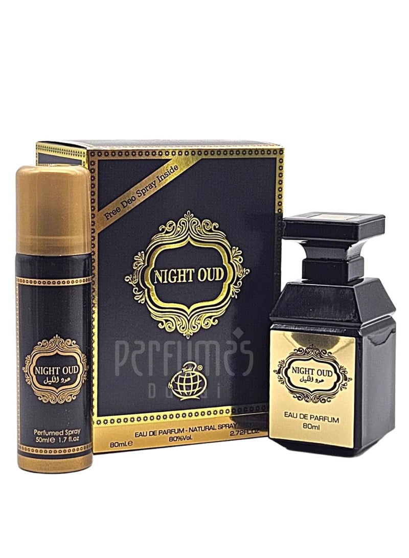 لطافة من نايت عود لكلا الجنسين او دي بارفان، 80 مل - Image 1