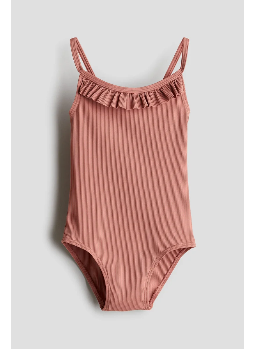 H&M Frill-Trimmed Swimsuit