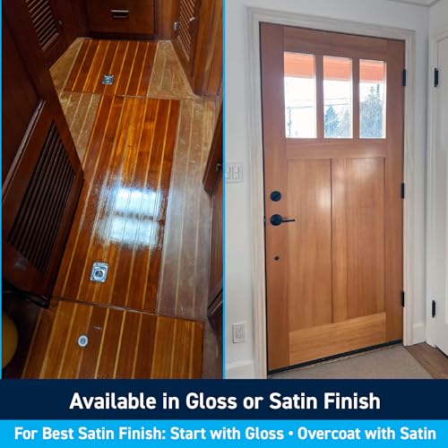 TotalBoat Gleam Marine Spar Varnish, Gloss and Satin Polyurethane Finish for Wood, Boats and Outdoor Furniture (Gloss Quart) - Image 5