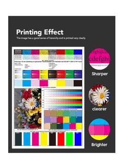 Generic 108 Compatible Ink Set For L8050 70 ml Multipack Black, Cyan, Yellow, Magenta, Light cyan, light magenta  - Image 2