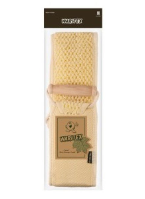 Back loofah & Massage Strap with wood handle