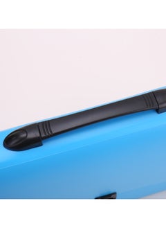 Deli Deli EB50002 RIO A4-1P PP Expanding File, Push-Lock Closure with Handle, Durable PP Material, Large Capacity, Blue/Green/Red,  - Image 5