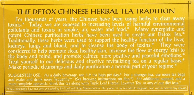 Triple Leaf Tea Triple Leaf Detox Tea - Herbal Dietary Supplement - Image 5