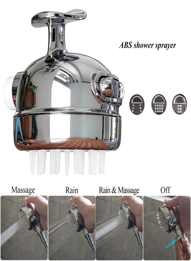 Sneatup Pet Shower Set with 8.2ft Hose & Flow Control Valve for Bathroom Shower Arm - Image 2