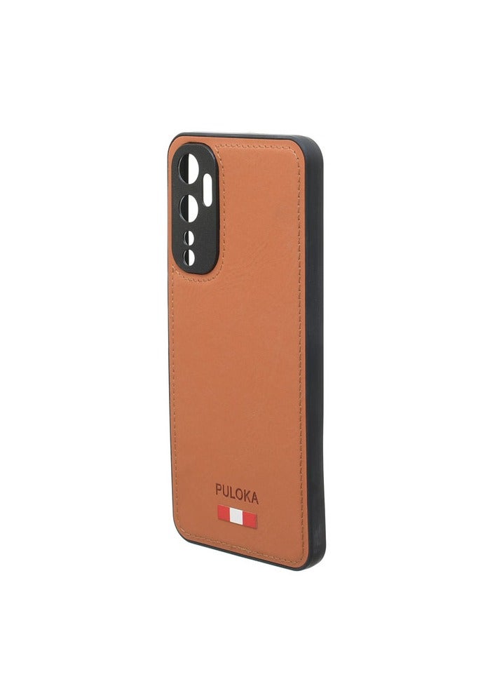 Leather Silicone And Plastic Back Phone Protection Cover For Infinix Hot 20 - Havan - Image 3