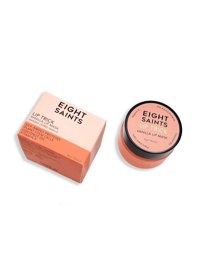 Eight Saints Lip Trick Vanilla Lip Mask, Lip Gloss Treatment for Full, Soft Lips, Plumping, Hydrating, and Wrinkles, with Vitamin E, Amino Acids, and Coconut Oil, 0.5 Ounces - Image 2