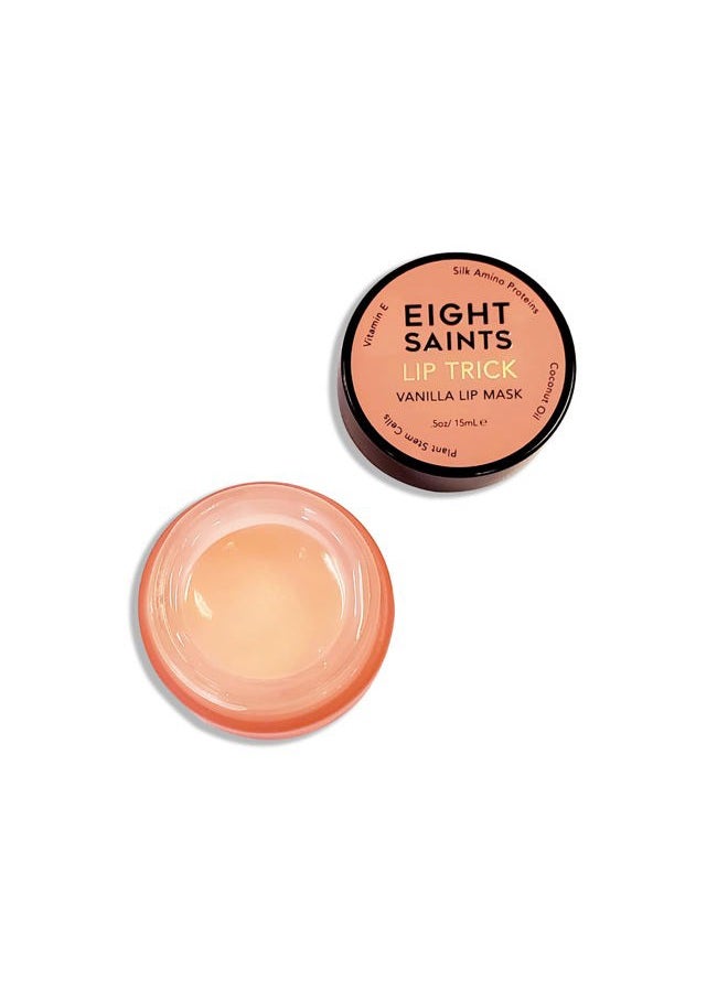 Eight Saints Lip Trick Vanilla Lip Mask, Lip Gloss Treatment for Full, Soft Lips, Plumping, Hydrating, and Wrinkles, with Vitamin E, Amino Acids, and Coconut Oil, 0.5 Ounces - Image 1