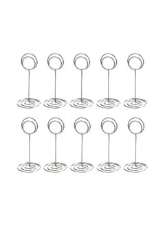 Generic 20 Pcs Table Number Holders Place Card Holder Photo Picture Holder for Wedding Birthday Party  - Image 2