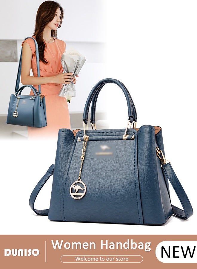 DUNISO Fashion Women Handbags PU Leather Waterproof Adjustable Handle Satchel Shoulder Bags Ladies Tote Bag Casual Crossbody Bags for Womens  - Image 1