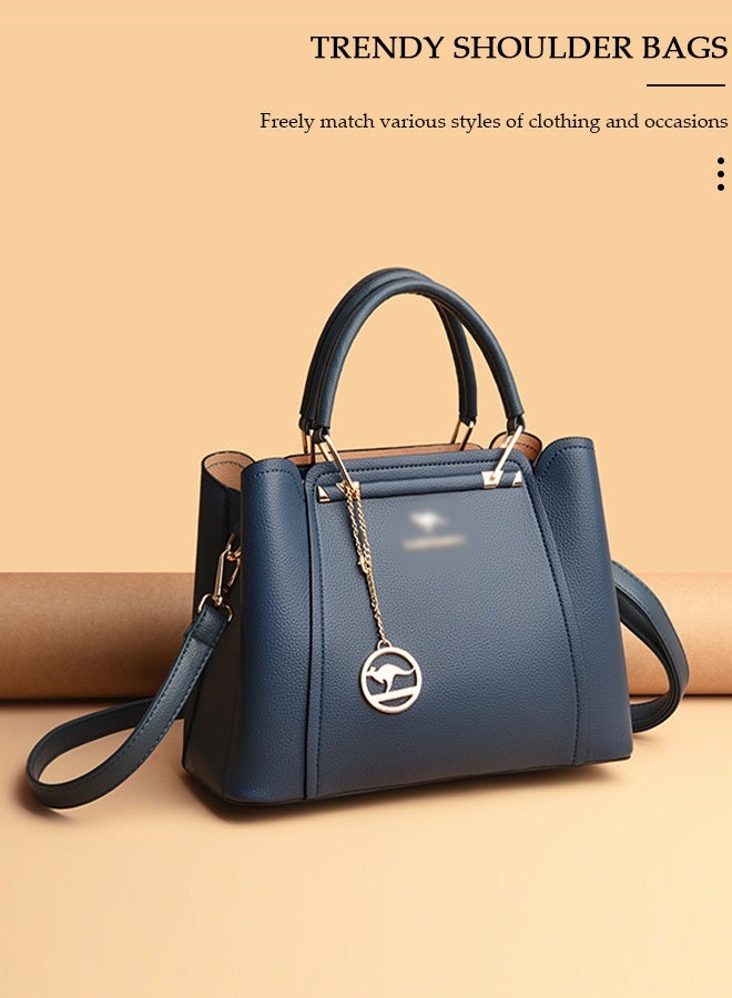 DUNISO Fashion Women Handbags PU Leather Waterproof Adjustable Handle Satchel Shoulder Bags Ladies Tote Bag Casual Crossbody Bags for Womens - Image 3