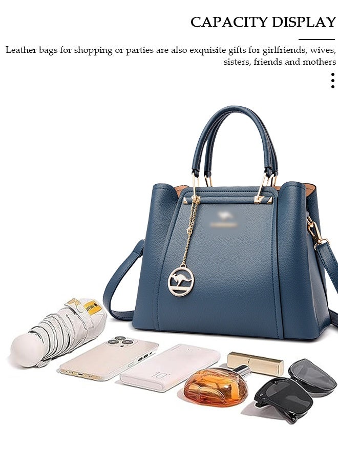 DUNISO Fashion Women Handbags PU Leather Waterproof Adjustable Handle Satchel Shoulder Bags Ladies Tote Bag Casual Crossbody Bags for Womens - Image 4