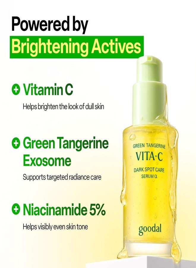 GOODAL Vitamin C Dark Spot Brightening Serum 1.01 fl oz (30mil) + Refill Pouch 1.01 fl oz (30mil) | 5% Niacinamide & Green Tangerine Exosome | Korean Facial Serum - Image 5