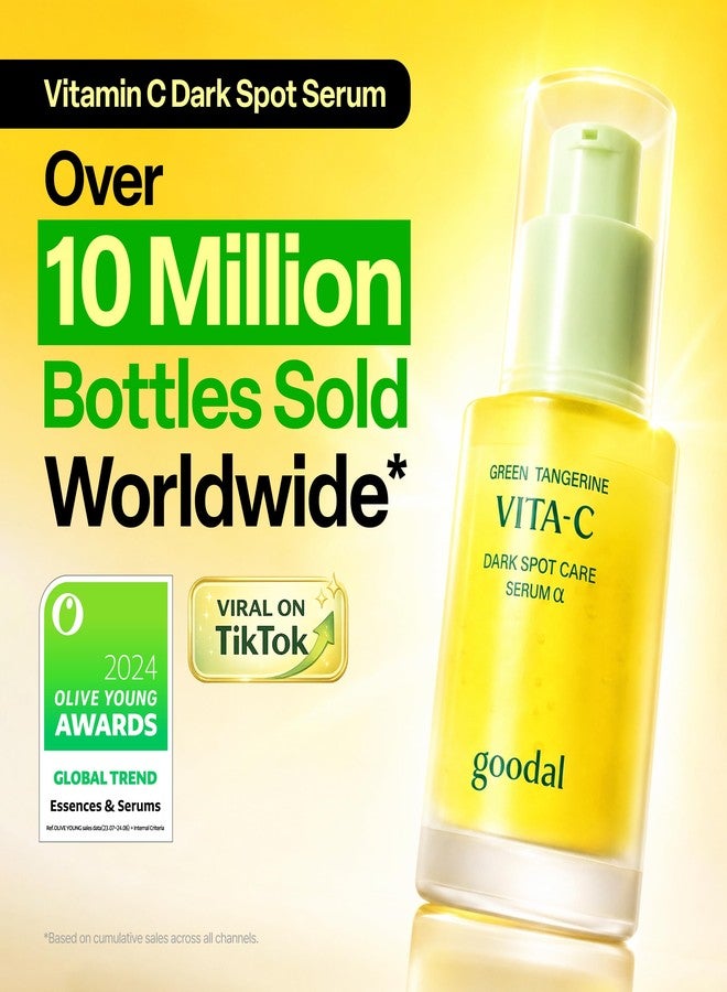 GOODAL Vitamin C Dark Spot Brightening Serum 1.01 fl oz (30mil) + Refill Pouch 1.01 fl oz (30mil) | 5% Niacinamide & Green Tangerine Exosome | Korean Facial Serum - Image 2