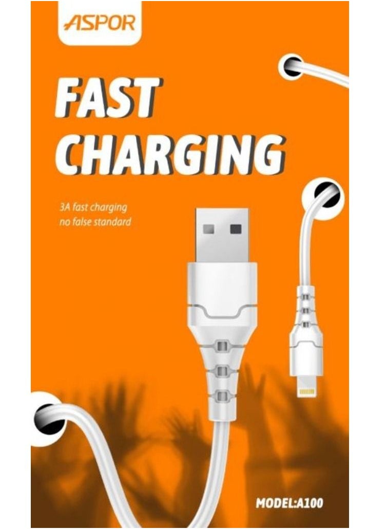 Aspor Aspor A101 1M Lightning 3A Cable  - Image 2
