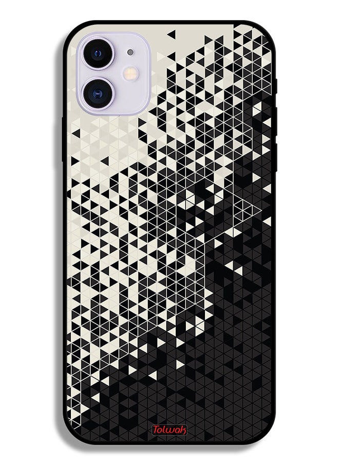 Tolwak - Apple iPhone 12 mini Protective Case Pattern Digital Art Triangle - Image 1