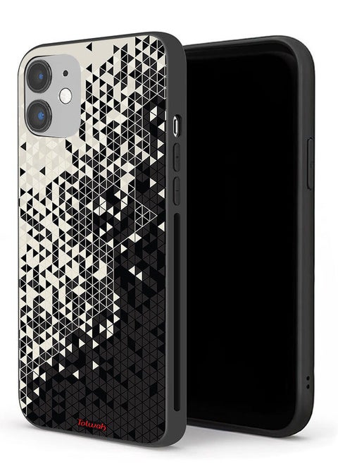 Apple iPhone 12 mini Protective Case Pattern Digital Art Triangle