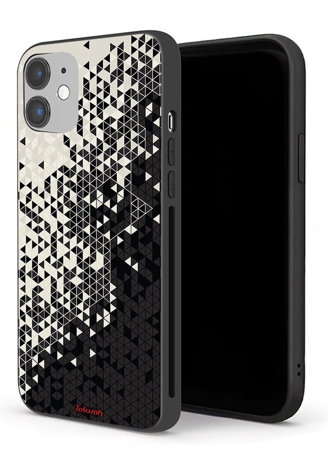 Tolwak - Apple iPhone 12 mini Protective Case Pattern Digital Art Triangle - Image 1