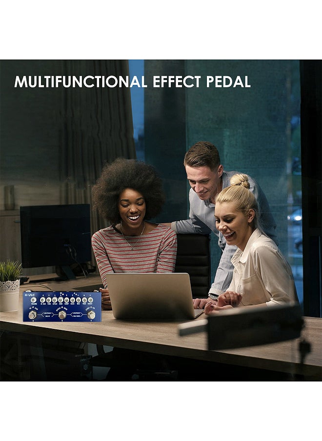 M-VAVE - M-VAVE CUBE BABY Portable Multifunctional Bass Combined Effect Pedal with Wireless Music Playback Phone Recording Audio Type-C Interface Function - Image 1