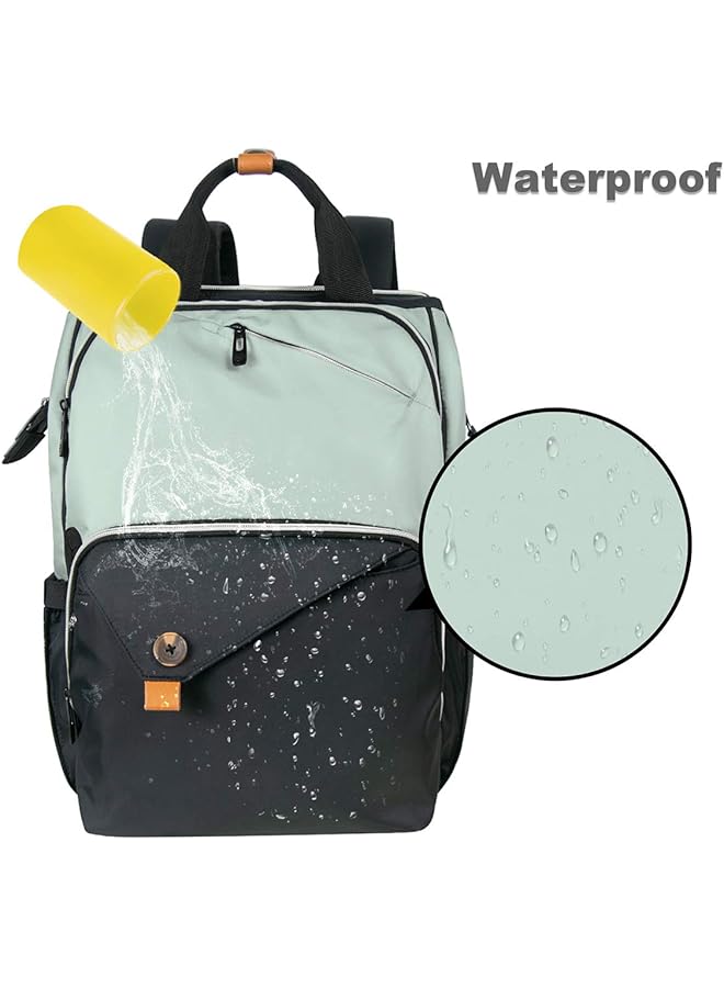 Hap Tim Baby Changing Backpack Changing Bag Multifunctional Designer Nappy Bags Large Capacity Insulated Pockets Waterproof Baby Bag No Formaldehyde Travel Backpack For On The Go (Eu7340) - Image 5