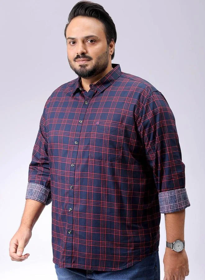 تايك تو قميص رجالي كاروهات كاجوال مقاس عادي من هارد سودا