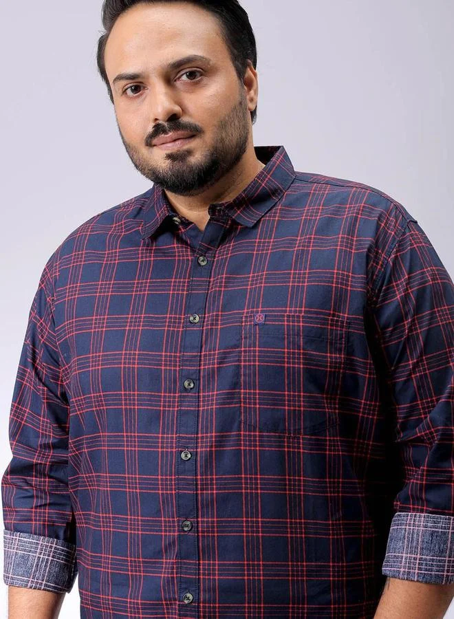 تايك تو قميص رجالي كاروهات كاجوال مقاس عادي من هارد سودا