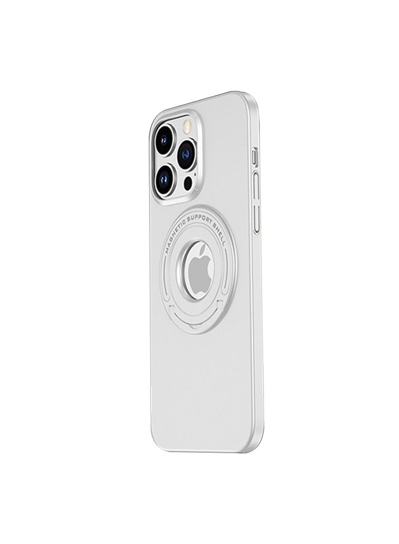 iPhone 15 Pro MagSafe Case Cover Protector Protection With Magnetic Wireless Charging Back Invisible Ring Stand Mobile Phone Holder Kickstand Cell Anti-scratch Anti-drop Shockproof Cover Accessory  - Image 1