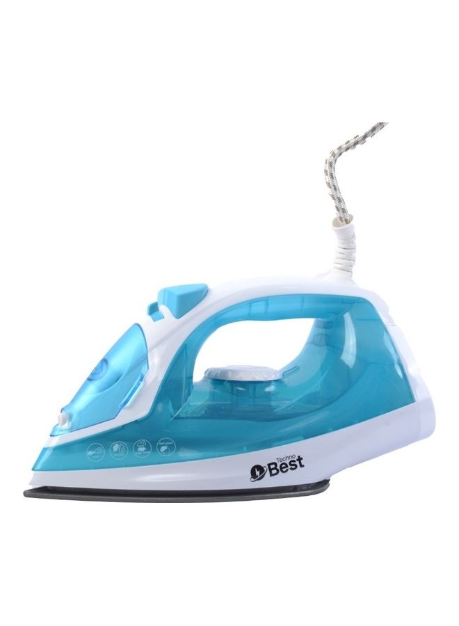 تكنو بيست أداة كي بخار 200 ml 2000 W BSI-001 أبيض/ أزرق - Image 2