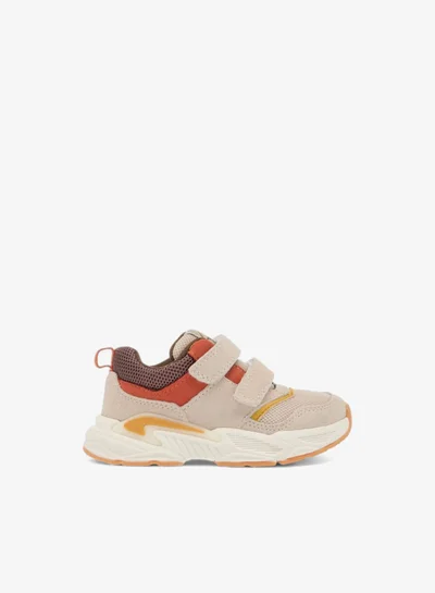 JUNIORS Boys Textured Sneakers With Hook And Loop Closure