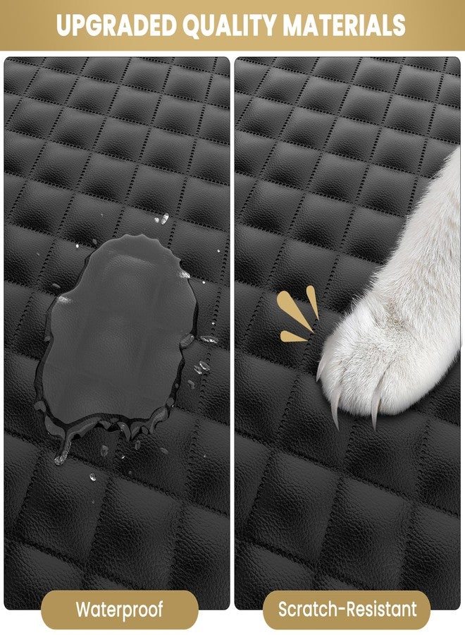 BONTHEE Waterproof SUV Dog Cargo Liner Mat - Heavy Duty Pet Seat Cover for SUV Sedan Van, Non-Slip Back Trunk Protector with Bumper Guard, Large Universal Fit (Black) - Image 5