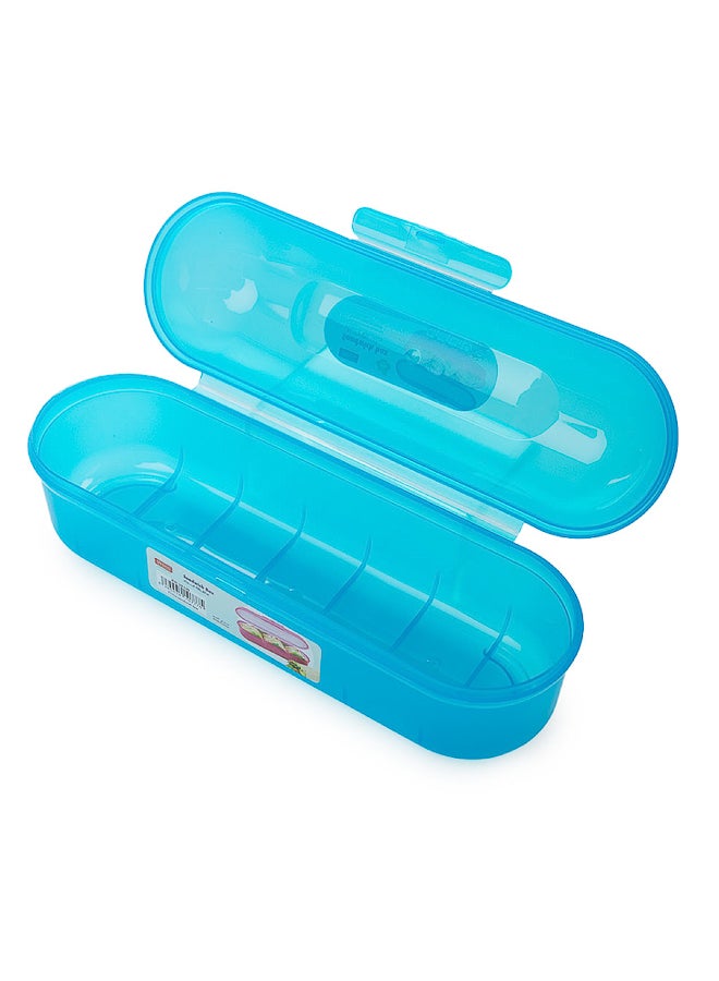 بريما صندوق غداء طولى للساندوتشات — ختم محكم وبلاستيك متين وخالٍ من BPA للحفاظ على النضارة والطعم؛ آمن للميكروويف وغسالة الصحون، منظم ومضاد للتسرب مثالي للمدرسة والعمل والسفر - Image 2