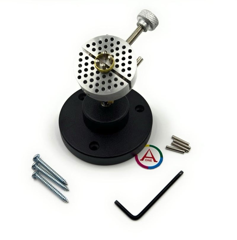 Aone Universal Work Tool Holder with Ball Joint Adjustable Base Peg Clamp Jewellers Vise for Holding Odd Item, Bezel Setting, Filing, Engraving, Sawing for Jewellery Making,Watchmaking,Hobby Craft DIY - Image 1