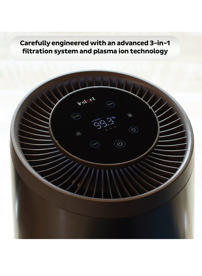 Instant Air Purifier AP300B, with Plasma Ion Technology,  Advanced 3-in-1 HEPA Filtration System-Pollen Filtration, Air Cleaner, Dust Extraction - For Home and Business use (36.0 sq m), Black - Image 2