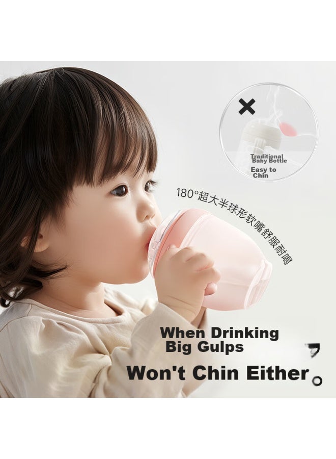 Igroway Silicone Duck-billed Cup, Ikv Baby Water Cup With Straw, 6 Months Old Baby School Drinking Cup, 240ml, Green - Image 3
