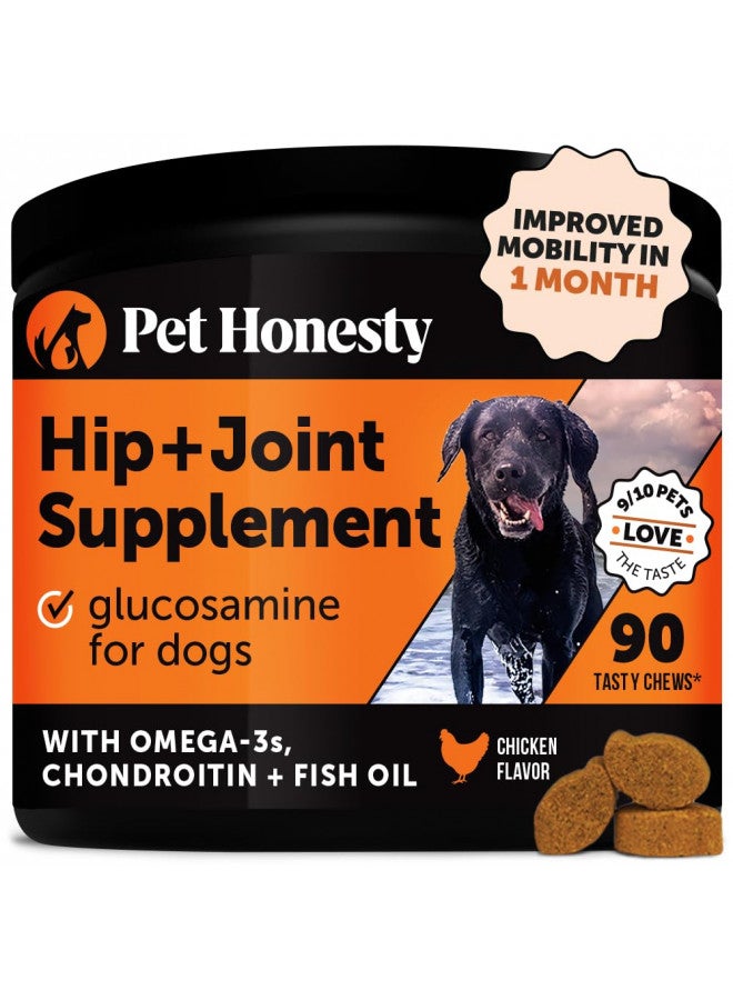 PETHONESTY PetHonesty Hip & Joint Health - Dog Joint Supplement Support for Dogs with Glucosamine Chondroitin, MSM, Turmeric - Glucosamine for Dogs Soft Chews - Advanced Pet Joint Support and Mobility - (90 ct)  - Image 1