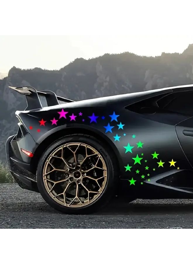 Multicolour Vinyl Decals For Motorcycles Self Adhesive Scratch Resistant Stickers - Image 5