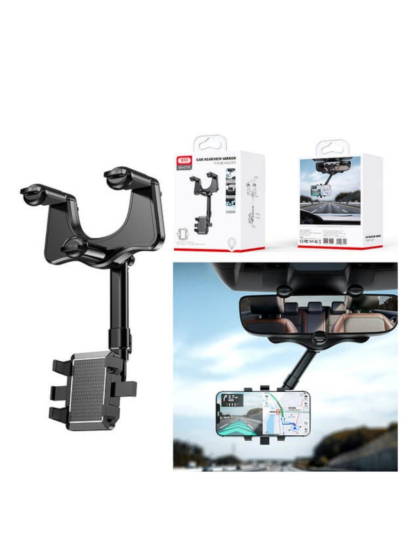 XO Mobile Car Holder Mirror Extra Stability Durable XO C115 - Image 3