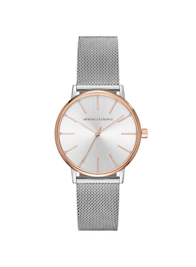 سعر ومواصفات ارماني اكسشينج Women Stainless Steel Analog Wrist Watch AX5537 (N70338640V) على Noon EG