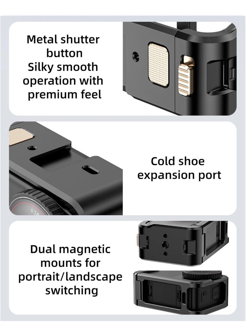 Aluminum Alloy Camera Cage for DJI Osmo Action 6 Camera, Protective Frame with Cold Shoe with 1/4 Thread Holes - Image 5