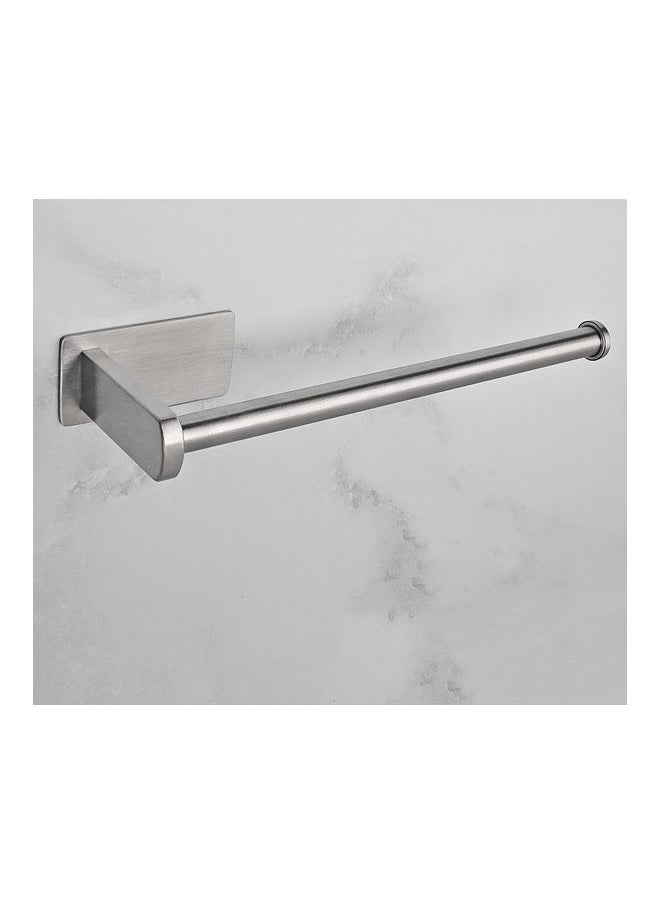 NIBEMINENT Stainless Steel Toilet Paper Holder Silver 10.6x3.1inch  - Image 3