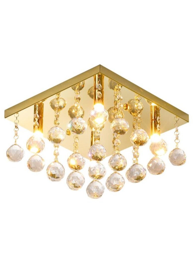 Exlene Modern LED Crystal Chandeliers Light Ceiling Lamp for Bedroom living room  - Image 1