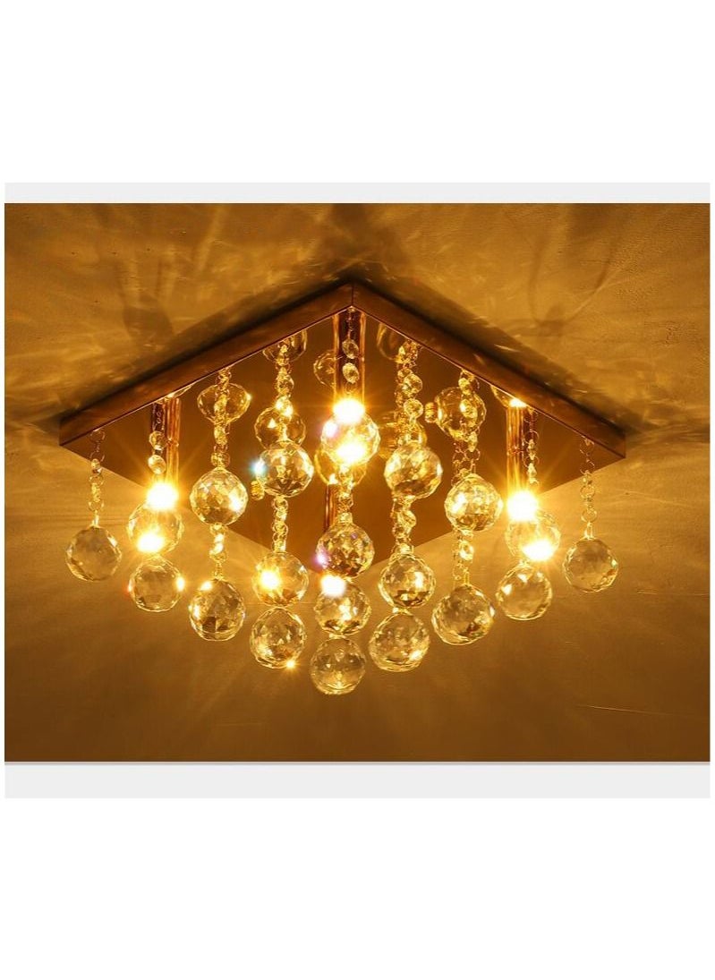 Exlene Modern LED Crystal Chandeliers Light Ceiling Lamp for Bedroom living room  - Image 5