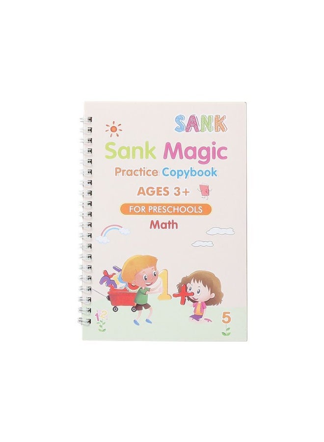Sank Magic Children’s English Practice Copying Set – Magic Grooved Practice Pen, 4 Books + Pen Holder + 10 Refills, Writing & Pen Control Training - Image 5
